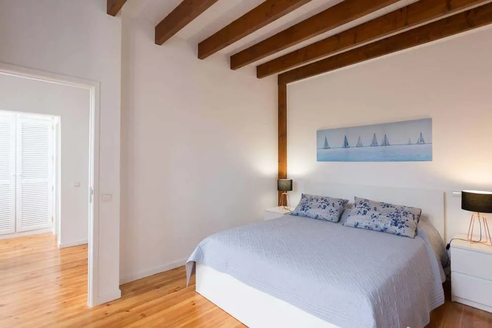 Interior of Casa Primavera - renovated duplex in city centre.