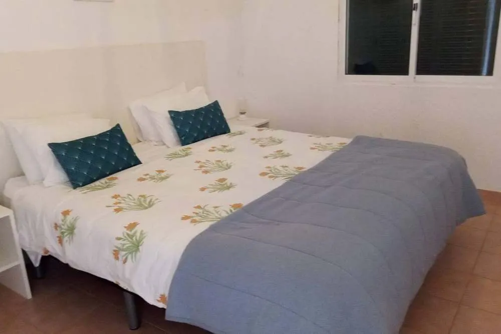 Interior of Aloes bungalow is cheerful, sunny and spacious.